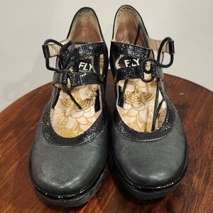 FLY London Women's Black Shoes